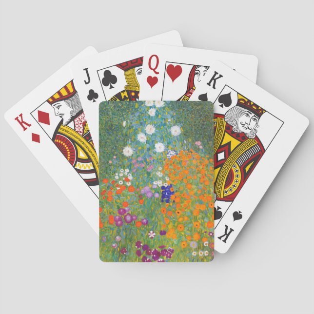Gustav Klimt: Flower Garden Playing Cards (Back)