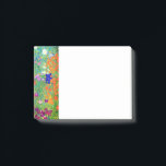 Gustav Klimt Flower Garden Post-it Notes<br><div class="desc">Post-it Notes featuring Gustav Klimt’s oil painting Flower Garden (1906). A beautiful garden of purple,  red,  white,  blue,  and orange flowers. A great gift for fans of Art Nouveau and Austrian art.</div>