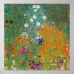 Gustav Klimt - Flower Garden Poster<br><div class="desc">Flower Garden - Gustav Klimt in 1905-1907</div>