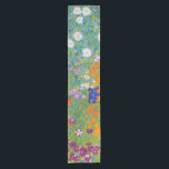 Gustav Klimt - Flower Garden Short Table Runner<br><div class="desc">Flower Garden - Gustav Klimt in 1905-1907</div>