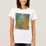Gustav Klimt - Flower Garden T-Shirt<br><div class="desc">Flower Garden - Gustav Klimt in 1905-1907</div>