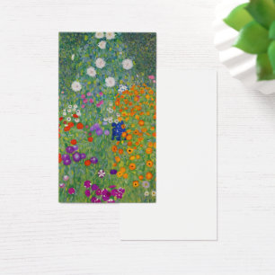 Gustav Klimt Flower Garden Vintage Art Nouveau