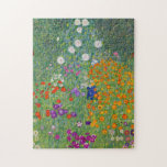Gustav Klimt Flower Garden Vintage Art Nouveau Jigsaw Puzzle<br><div class="desc">Gustav Klimt Flower Garden Vintage Art Nouveau Painting
1907 Fine Art Painting</div>