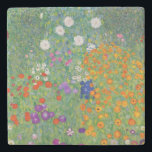 Gustav Klimt Flower Garden Vintage Art Nouveau Stone Coaster<br><div class="desc">Gustav Klimt Flower Garden Vintage Art Nouveau Painting
1907 Fine Art Painting</div>