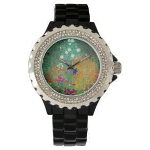 Gustav Klimt Flower Garden Watch