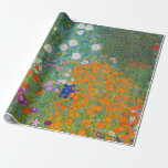 Gustav Klimt - Flower Garden Wrapping Paper<br><div class="desc">Flower Garden - Gustav Klimt in 1905-1907</div>
