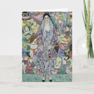 Gustav Klimt Friederike Maria Beer Portrait Art Holiday Card