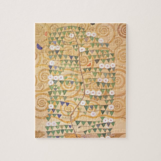 Gustav Klimt Frieze Tree of Life Puzzle (Vertical)