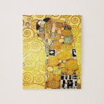 Gustav Klimt Fulfilment Lovers Fine Art Jigsaw Puzzle<br><div class="desc">Gustav Klimt Fulfilment Lovers Fine Art Jigsaw Puzzle.</div>