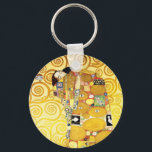 Gustav Klimt Fulfilment Lovers Fine Art Key Ring<br><div class="desc">Gustav Klimt Fulfilment Lovers Fine Art Keychain</div>