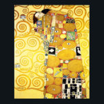 Gustav Klimt Fulfilment Lovers Fine Art Poster<br><div class="desc">Gustav Klimt Fulfilment Lovers Fine Art Poster</div>