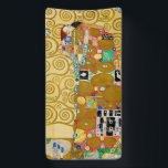 Gustav Klimt Fulfilment Nouveau Couple Banner<br><div class="desc">Gustav Klimt,  Fulfilment 1910-1911 Art Nouveau Couple with Klimt's signature swirling design and beautiful gold painting.</div>