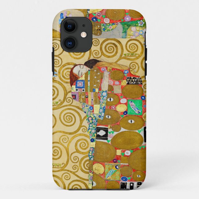 Gustav Klimt Fulfilment Nouveau Couple Case-Mate iPhone Case (Back)