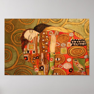 Gustav Klimt - Fulfilment Poster