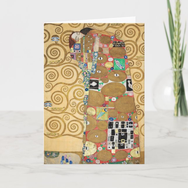 Gustav Klimt - Fulfilment, Stoclet Frieze Card (Front)
