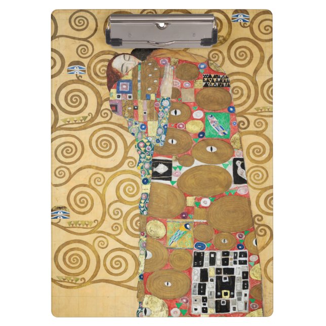 Gustav Klimt - Fulfilment, Stoclet Frieze Clipboard (Front)