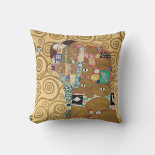 Gustav Klimt - Fulfilment, Stoclet Frieze Cushion