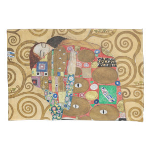 Gustav Klimt - Fulfilment, Stoclet Frieze Pillowcase