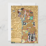 Gustav Klimt - Fulfilment, Stoclet Frieze Thank You Card<br><div class="desc">The Tree of Life,  Stoclet Frieze,  Fulfilment Lovers - Gustav Klimt,  Cardboard,  1909</div>