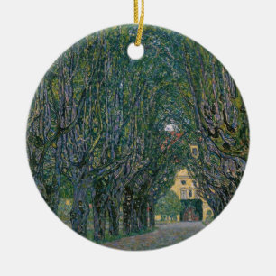 Gustav Klimt - Garden Painting Ceramic Ornament