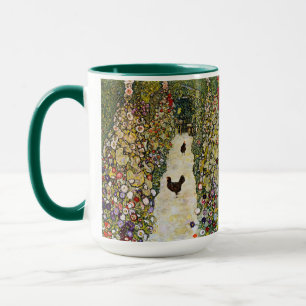 Gustav Klimt - Garden Path with Chickens Mug