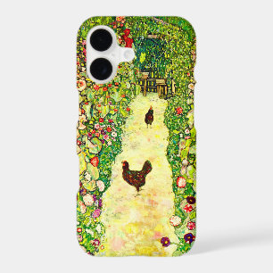 Gustav Klimt Garden with Chickens