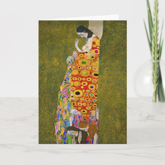 Gustav Klimt - Hope II Card (Front)