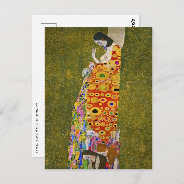 Gustav Klimt - Hope II Postcard (Front/Back)