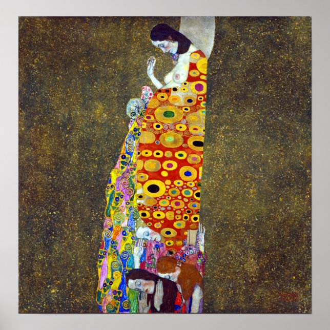 Gustav Klimt Hope II Poster (Front)