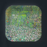 Gustav Klimt - Horticultural Landscape and Hilltop Paper Plate<br><div class="desc">Horticultural Landscape with a Hilltop - Gustav Klimt,  Oil on Canvas,  1916</div>