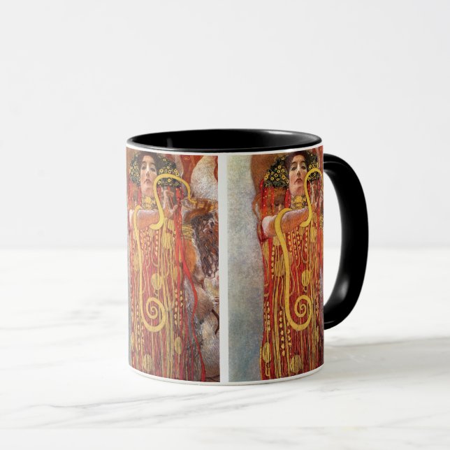 Gustav Klimt - Hygieia Medicine Goddess of Health Mug (Front Right)