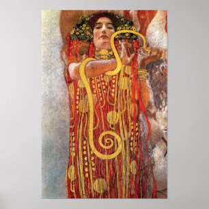 Gustav Klimt - Hygieia Medicine Goddess of Health Poster