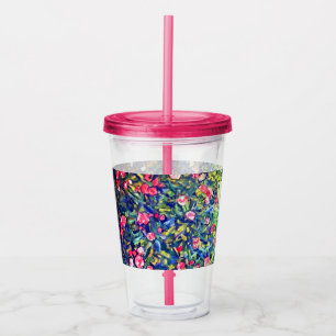 Gustav Klimt Italian Garden Acrylic Tumbler