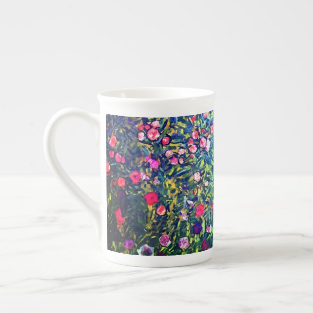 Gustav Klimt Italian Garden Bone China Mug (Left)