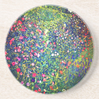 Gustav Klimt Italian Garden Coaster