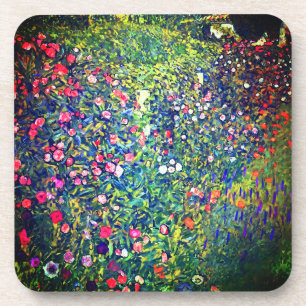 Gustav Klimt Italian Garden Coaster