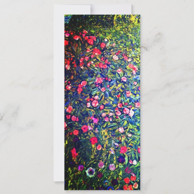 Gustav Klimt Italian Garden Invitation (Front)