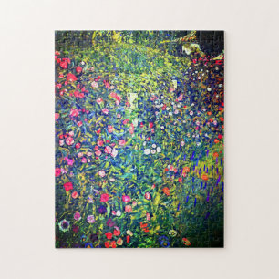 Gustav Klimt Italian Garden Jigsaw Puzzle