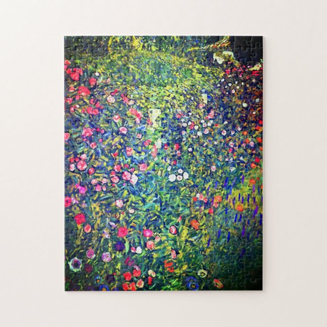 Gustav Klimt Italian Garden Jigsaw Puzzle (Vertical)