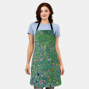 Gustav Klimt - Italian Garden Landscape Apron