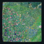 Gustav Klimt - Italian Garden Landscape Bandana<br><div class="desc">Italian Garden Landscape / Italian Horticultural Landscape - Gustav Klimt,  Oil on Canvas,  1913</div>
