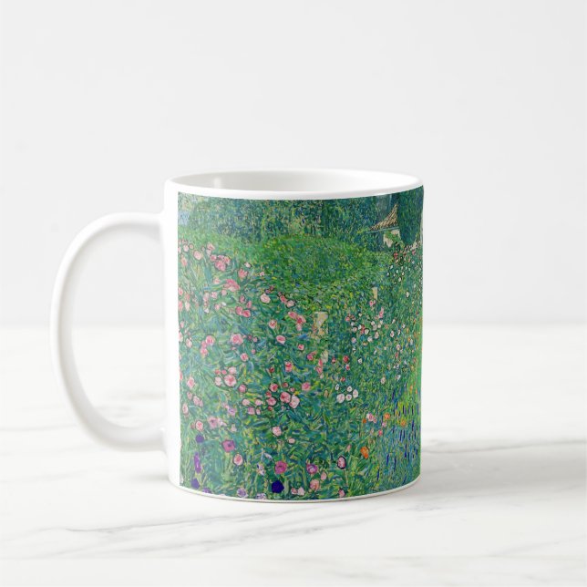 Gustav Klimt - Italian Garden Landscape Coffee Mug (Left)