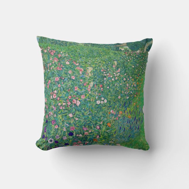 Gustav Klimt - Italian Garden Landscape Cushion (Front)