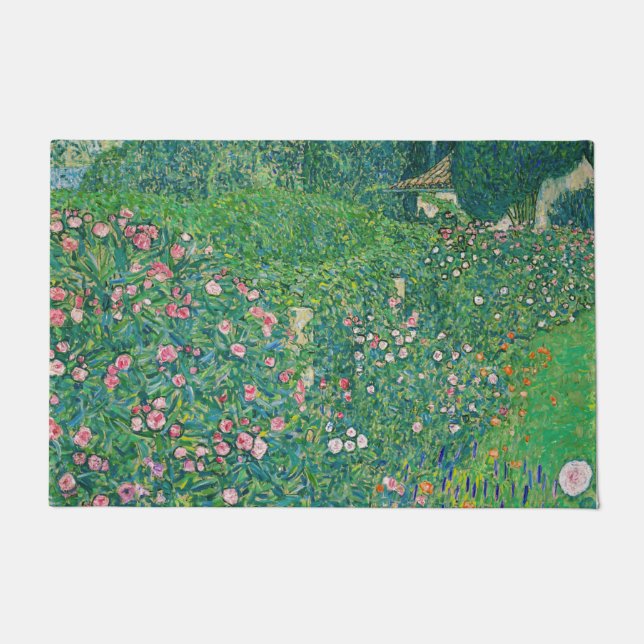 Gustav Klimt - Italian Garden Landscape Doormat (Front)