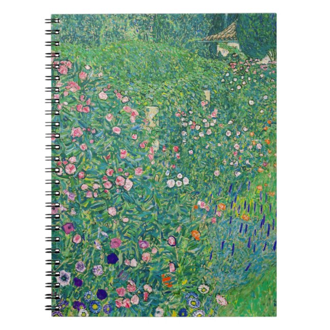 Gustav Klimt - Italian Garden Landscape Notebook (Front)