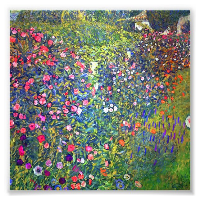 Gustav Klimt Italian Garden Landscape Photo Print (Front)