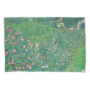 Gustav Klimt - Italian Garden Landscape Pillowcase