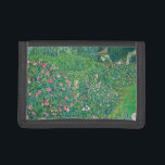 Gustav Klimt - Italian Garden Landscape Trifold Wallet<br><div class="desc">Italian Garden Landscape / Italian Horticultural Landscape - Gustav Klimt,  Oil on Canvas,  1913</div>