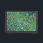 Gustav Klimt - Italian Garden Landscape Trifold Wallet<br><div class="desc">Italian Garden Landscape / Italian Horticultural Landscape - Gustav Klimt,  Oil on Canvas,  1913</div>