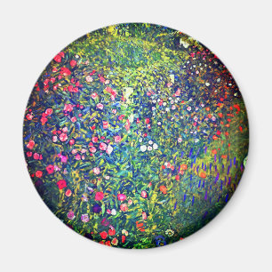 Gustav Klimt Italian Garden Magnet